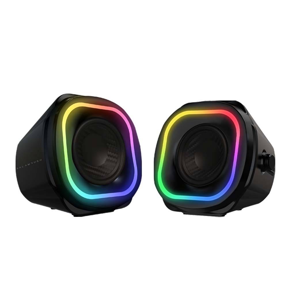 Bocinas 2.0 Gamer Glimm Quad BG555 Balam Rush Conexión Bluetooth/Auxiliar - Controlador Touch, iluminación LED 3 modos, 10w RMS. Sonido estéreo, Alimentació Bocinas 2.0 Gamer Glimm Quad BG555 Balam Rush Conexión Bluetooth/Auxiliar - Controlador Touch, iluminación LED 3 modos, 10w RMS. Sonido estéreo, Alimentació